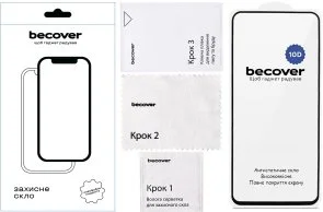 Фото: Захисне скло BeCover for Tecno Spark Go 3 KN3 - 10D Black (715167) № 2 | KTC