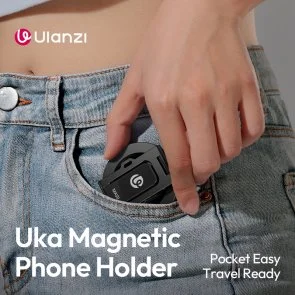 Фото: Універсальний тримач Ulanzi MA50 Uka Magnetic Phone Holder Black (M039) № 10 | KTC