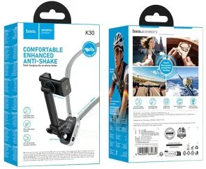 Фото: Універсальний тримач Hoco K30 Campo neck-hanging holder Black Gray (6942007664639) № 6 | KTC