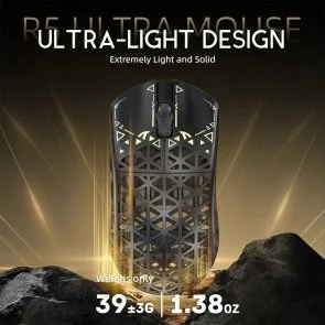 Фото: Миша Attack Shark R5 Ultra WL/BT/USB Black (R5ULTRAB_AS) № 4 | KTC