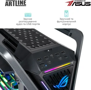 Фото: Персональний комп'ютер ARTLINE Overlord P99 Windows 11 Pro (P99v100Win) - AMD Ryzen 7 9800X3D / 96 ГБ DDR5 / PCI-E SSD 2 ТБ + 2 ТБ / Nvidia / GeForce RTX 5090, 32 ГБ / AMD X870E / 1200 Вт № 6 | KTC