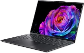 Фото: Ноутбук Acer Swift Go 16 AI SFG16-I71-90YY NX.JWNEU.003 Grey - 16" OLED 60 Гц / Intel Core Ultra 9 / 386H / DDR5 16 ГБ / PCI-E SSD 512 ГБ / Intel Graphics № 4 | KTC
