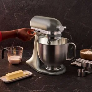 Фото: Планетарний міксер KitchenAid Artisan Plus 4.7L 5KSM50PKVE Medallion Silver (5KSM50PKVEMS) № 7 | KTC