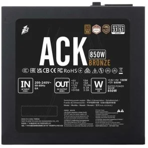 Фото: Блок живлення 1stPlayer 850W ACK Bronze HA-850AA2 (ACK-BRZ-850-BK-EU) № 4 | KTC