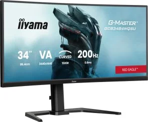 Фото: Монітор iiyama G-MASTER GCB3484WQSU-B2 Black - 34" VA / 3440x1440 / 200 Гц / AMD FreeSync Premium, Adaptive Sync / HAS № 3 | KTC