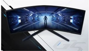 Фото: Монітор Samsung Odyssey Gaming G55T Black (LC34G55TWWIXUA) - 34" VA / 3440x1440 / 165 Гц / AMD FreeSync Premium № 14 | KTC
