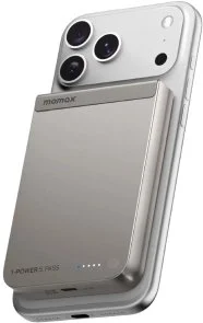 Фото: Батарея універсальна Momax 1-Power S.Pass 10000mAh 30W / Qi2 15W Titanium (IP162Q2L) № 4 | KTC