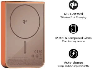 Фото: Батарея універсальна Momax 1-Power S.Pass 10000mAh 30W / Qi2 15W Titanium (IP162Q2L) № 6 | KTC