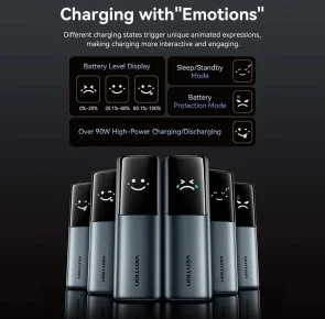 Фото: Батарея універсальна Vention FKGI0 27000mAh 200W Silver Built-in USB-C № 5 | KTC