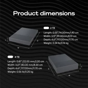 Фото: Зовнішній HDD Seagate One Touch 2TB Space Gray (STNR2000400) № 12 | KTC