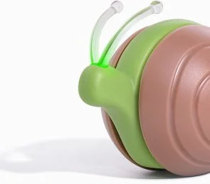 Фото: Інтерактивна розумна іграшка-равлик для котів Cheerble Wicked Snail Green (CWJ02G) № 3 | KTC