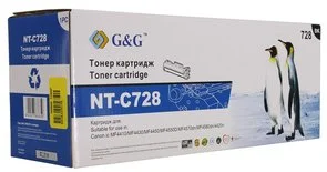 Фото: Картридж G&G for Canon MF-4550/4570/4580/MF4410/4430/4450/4730 Black (G&G-728) № 2 | KTC