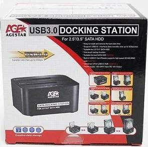 Фото: Док-станція Agestar 3UBT6-6G Black (3UBT6-6G (Black)) № 2 | KTC