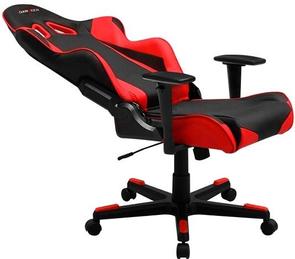 Крісло ігрове DXRACER RACING OH/RЕ0/NR чорне з червоними вставками