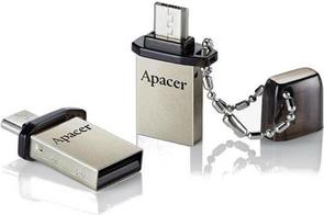 Флешка USB Apacer AH175 OTG 32 ГБ (AP32GAH175B-1)