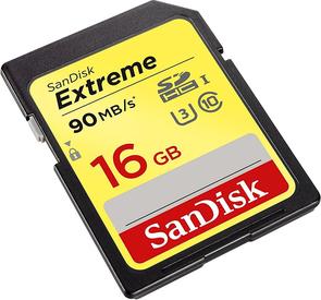 Карта пам'яті Sandisk Extreme SDHC 16 ГБ (SDSDXNE-016G-GNCIN)