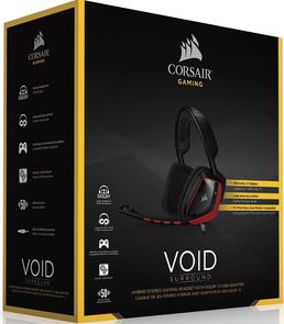 Гарнітура Corsair Hybrid + Dolby 7,1 USB Adapter чорна