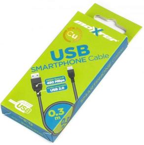 Кабель USB Maxxter AM / Micro USB 0.3 м