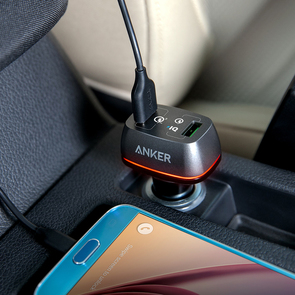  Зарядний пристрій Anker PowerDrive 2 Black (A2224H11)