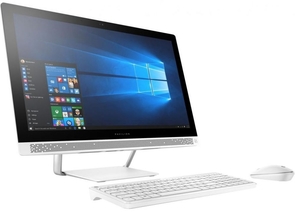 ПК моноблок Hewlett-Packard Pavilion AiO 1AW54EA White