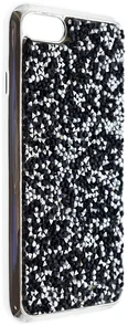 Фото: Чохол Rock for iPhone 7/8/SE - Crystal TPU Case Silver Black № 3 | KTC
