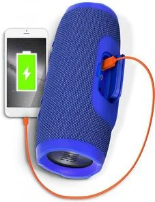 Фото: Портативна колонка JBL Charge 3 Blue (JBLCHARGE3BLUEEU) № 3 | KTC