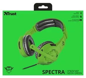 Фото: Гарнітура Trust GXT 310-SG Spectra Gaming Green (22392) № 2 | KTC