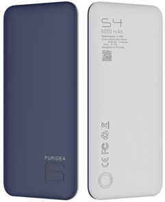 Батарея універсальна Puridea S4 6000mAh Blue/White