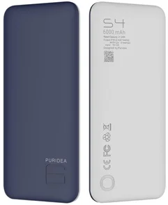 Фото: Батарея універсальна Puridea S4 6000mAh Blue/White (S4-Blue White) № 3 | KTC