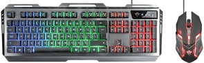 Комплект клавіатура+миша ігровий Trust GXT 845 Tural Combo Gaming Black (22457)