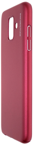 for Samsung A6 2018 - Knight series Wine Red