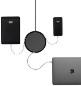Зарядний пристрій Native Union Eclipse Charger 3xUSB Fabric Slate (EC-GRY-FB-EU)