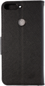 for Huawei Y7 2018 - Book Cover Black