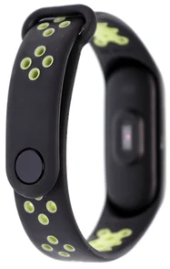 Фото: Ремінець Mijobs for Xiaomi Mi Band 3 Black/Green № 3 | KTC