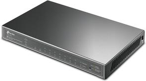 Switch, 10 ports, Tp-Link T1500G-10PS, 8x10/100/1000Mbps POE, 2x10/100/1000Mbps SFP, 53W, JetStream