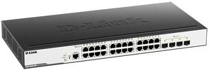 Switch, 28 ports, D-Link DGS-3000-28X 24xLAN(10/100/1000), 4xSFP+, керований L2