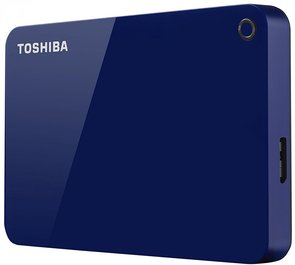 Зовнішній жорсткий диск Toshiba Canvio Advance 1TB HDTC910EL3AA Blue