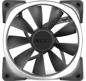 Кулер для корпусу NZXT Aer RGB 2, 120x120x26mm, 500-1500 RPM, 22-33dBA, 4pin