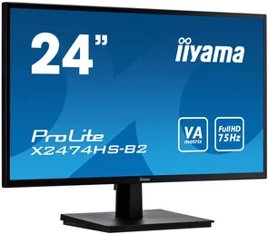 Фото: Монітор iiyama ProLite X2474HS-B2 Black - 23.6" VA / 1920×1080 / 75 Гц № 2 | KTC