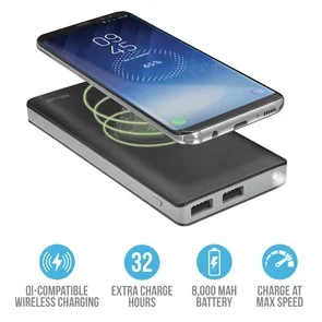 Фото: Батарея універсальна Trust Primo Wireless Charging Power Bank 8000mAh 2xUSB Black (22823) № 3 | KTC