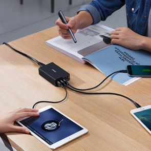 Зарядний пристрій Anker PowerPort 5 V3 40W A2124L22/A2124L12 Black