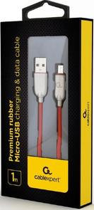 Кабель Cablexpert AM / Micro USB 1m Red (CC-USB2R-AMmBM-1M-R)