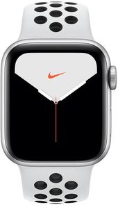 Смарт годинник Apple Watch Nike+ Series 5 GPS, 40mm Silver Aluminium Case with Pure Platinum/Black Nike Sport Band