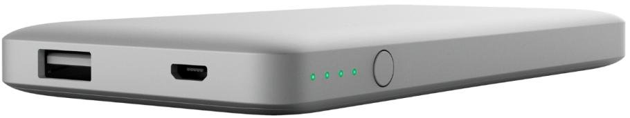 Батарея універсальна Belkin Pocket Power 5K Power Bank 5000mAh Silver (F7U019BTSLV)