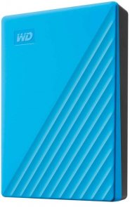 Зовнішній жорсткий диск WD My Passport 4TB WDBPKJ0040BBL-WESN Blue