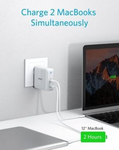 Зарядний пристрій Anker PowerPort Atom PD 2 White (A2029321)