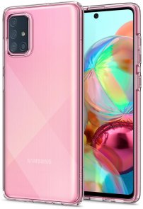 Чохол-накладка Spigen для Samsung Galaxy A71 - Liquid Crystal Crystal Clear