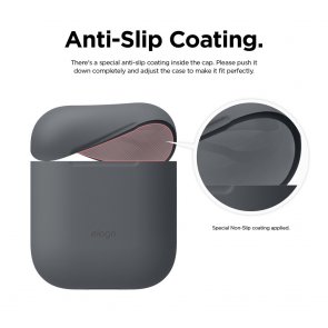 Чохол Elago for Airpods - Skinny Case Dark Gray (EAPSK-BA-DGY)