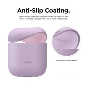 Фото: Чохол Elago for Airpods - Skinny Case Lavender	(EAPSK-BA-LV) № 5 | KTC