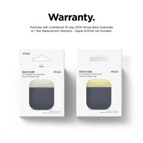 Фото: Чохол Elago for Airpods - Duo Case Jean Indigo/Classic White/Yellow (EAPDO-JIN-CWHYE) № 5 | KTC